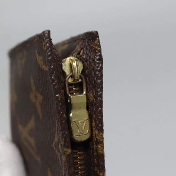 LOUIS VUITTON Monogram Bucket PM Accessory Pouch LV Auth ar13666